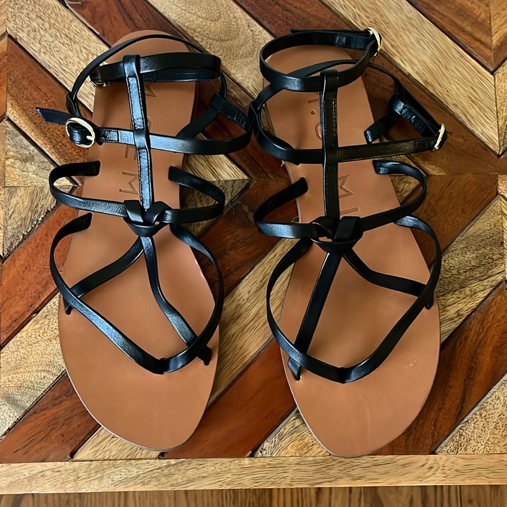 Gladiator sandals.